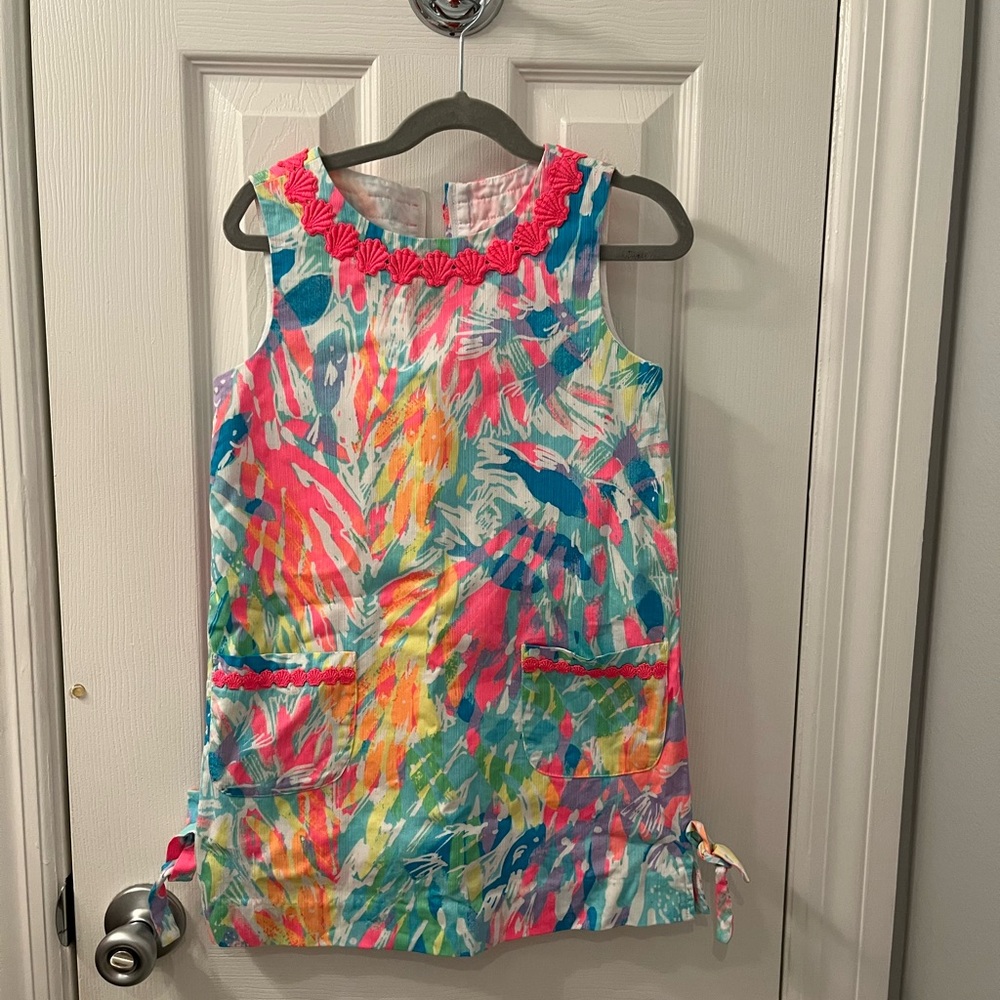 Lilly Pulitzer Girl’s Shirt Dress Sparkling Sands